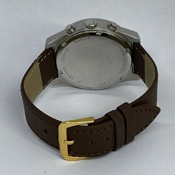 Fossil Perfect Boyfriend ES4146 Women's Brown Leat - Picture 10 of 12